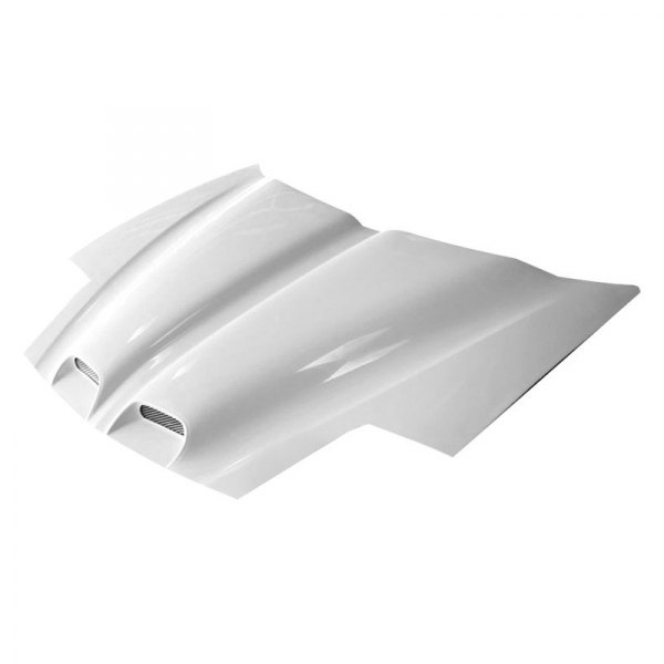 Amerihood® - WS6 Style Functional Cooling Fiberglass Hood (Unpainted)