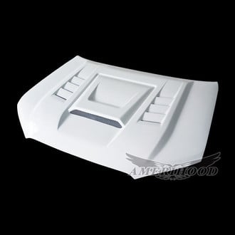 Amerihood® - SMS Style Functional Ram Air Fiberglass Hood (Unpainted)