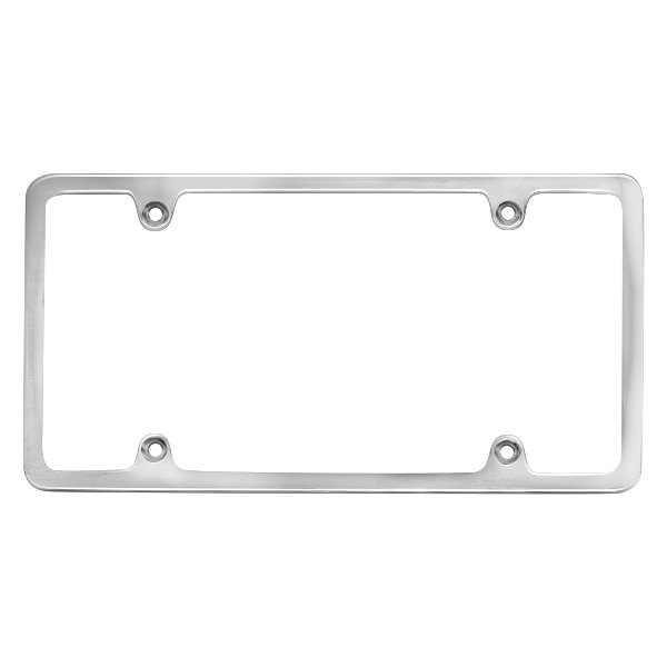 Motors Universal Polished Stainless Number Plate Surround Car Number ...