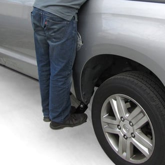 AMP Research® - BedStep2™ Retractable Flip Down Side Step