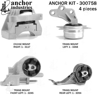 Anchor® - Engine Mount Kit