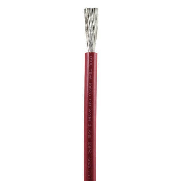 Ancor® - 2/0 AWG 1' Red Tinned Copper Battery Cable
