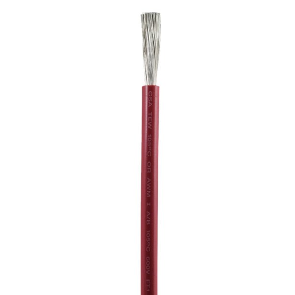 Ancor® - 4/0 AWG 1' Red Tinned Copper Battery Cable