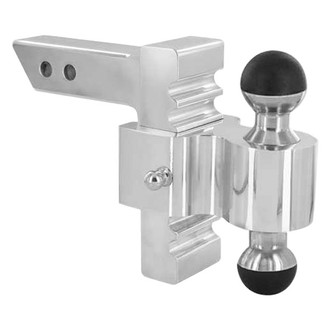 Andersen® - Class 4 Rapid 6" Drop / 6" Rise Polished Aluminum with Greaseless Aluminium Combo Ball Dual Ball Mount for 2" Receivers
