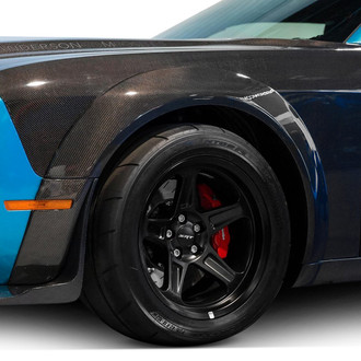 Anderson Composites® - Carbon Fiber Front Fender Flares Extensions