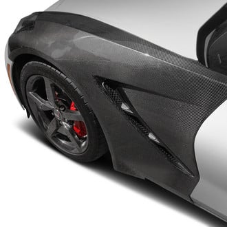 Anderson Composites® - Gloss Carbon Fiber Front Fenders