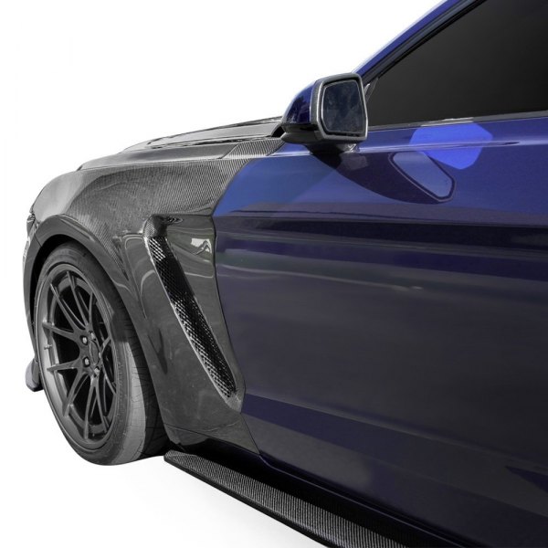 Anderson Composites® - GT350 Style 0.4" Wider Carbon Fiber Front Fenders