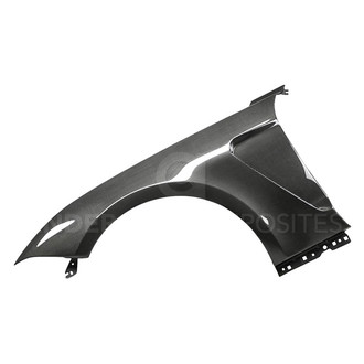 Anderson Composites® - GT350 Style 0.4" Wider Gloss Carbon Fiber Front Fenders