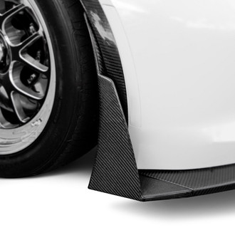 Anderson Composites® - Gloss Carbon Fiber Front Bumper Canards