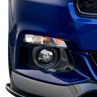 Anderson Composites® - Gloss Carbon Fiber Fog Light Surrounds