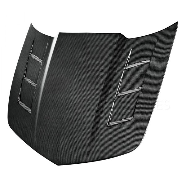 Anderson Composites® - TSII-Style Gloss Carbon Fiber Hood