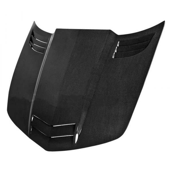 Anderson Composites® - TT-Style Gloss Carbon Fiber Hood