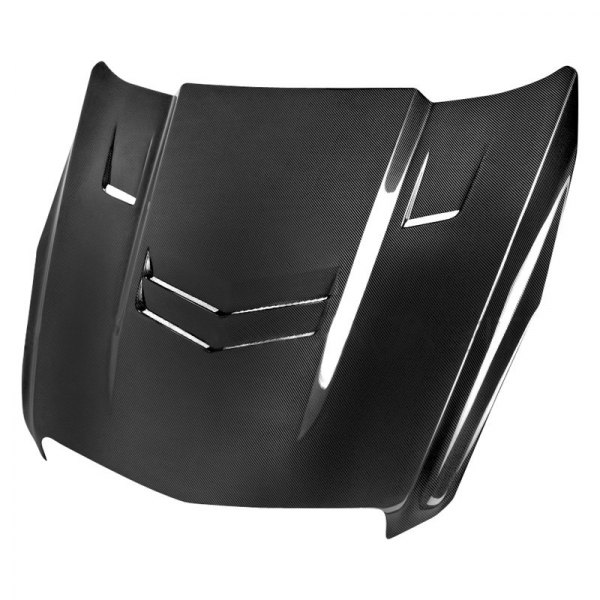 Anderson Composites® - VT-Style Gloss Carbon Fiber Hood