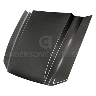 Anderson Composites® - TYPE-CJ Style Gloss Carbon Fiber Hood