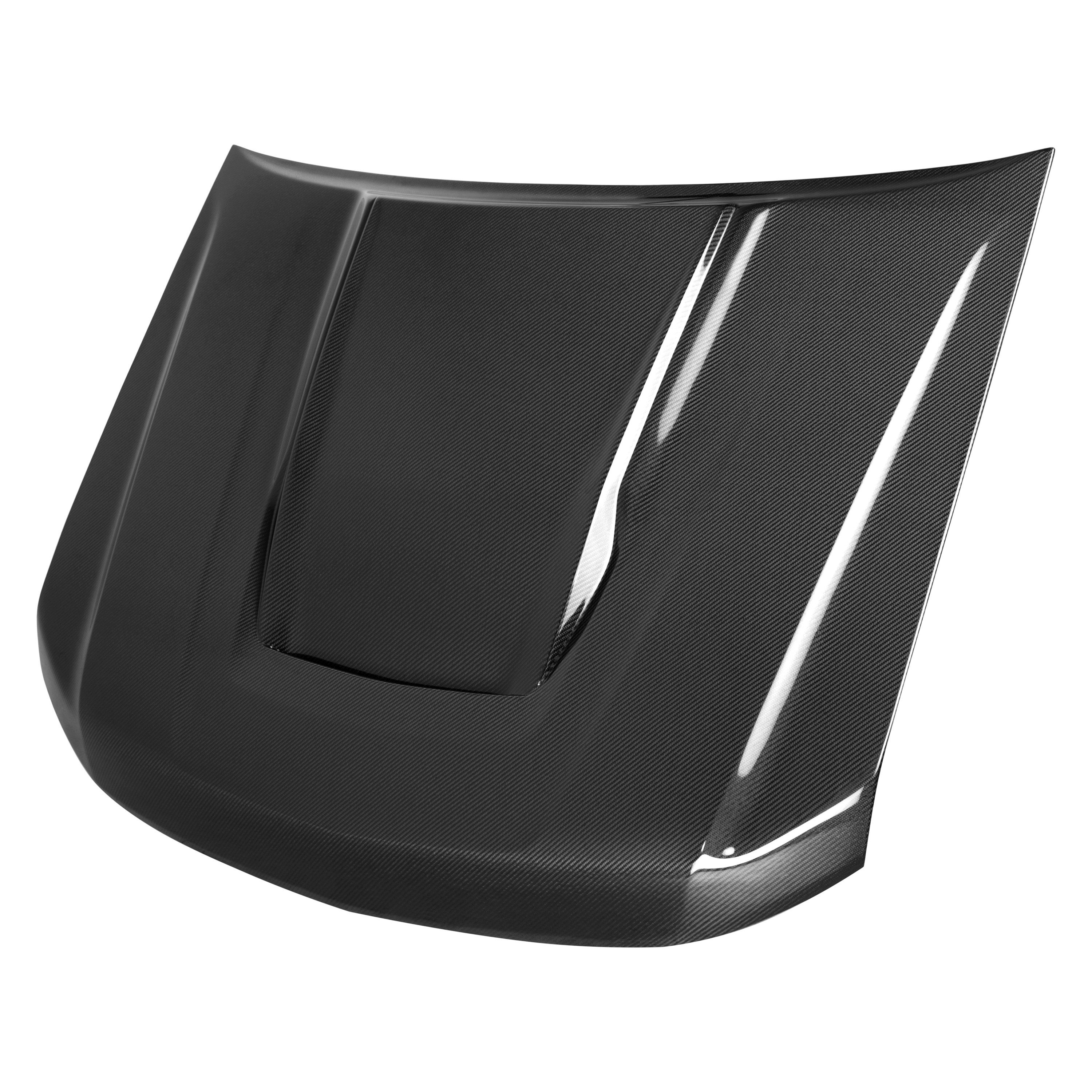 Anderson Composites® AC-HD17CHCO-ZL - Type-ZL Gloss Carbon Fiber Hood