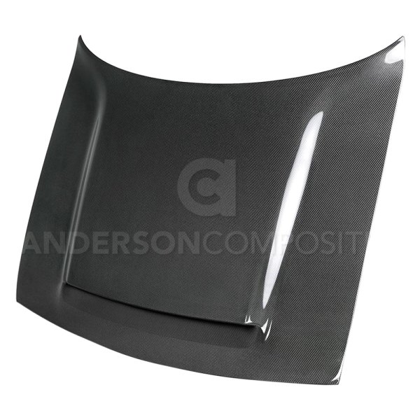 Anderson Composites® - Type-OE Style Gloss Carbon Fiber Hood