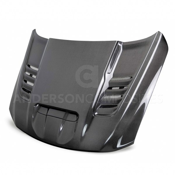 Anderson Composites® - Type-OE Gloss Carbon Fiber Hood
