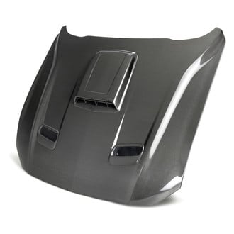 Anderson Composites® - Type-SK Gloss Carbon Fiber Double Sided Hood