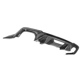 Anderson Composites® - Type-OE Style Gloss Carbon Fiber Quad Tip Rear Diffuser