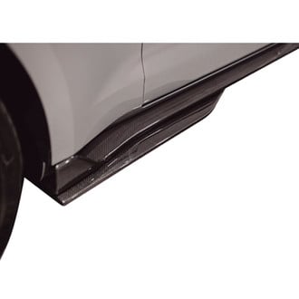 Anderson Composites® - Gloss Carbon Fiber Side Rocker Panel Splitters