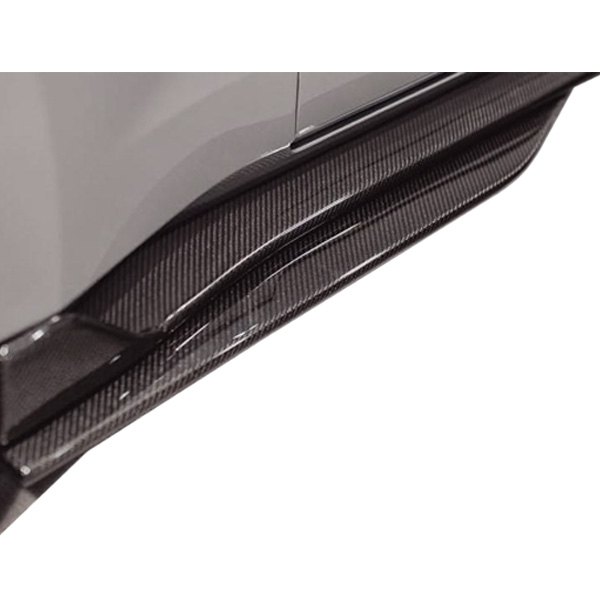 Anderson Composites® - Carbon Fiber Side Rocker Panel Splitters Extensions