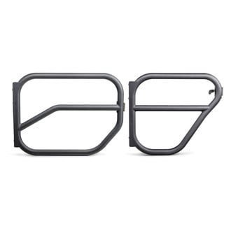 Anderson Composites® - Gloss Carbon Fiber Tube Front and Rear Doors