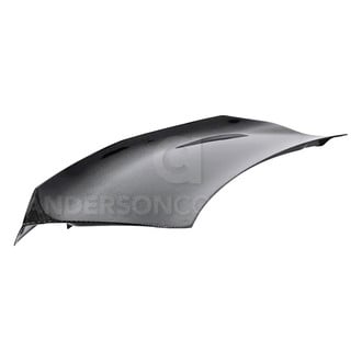 Anderson Composites® - Type-ST Style Gloss Carbon Fiber Decklid with Integrated Spoiler
