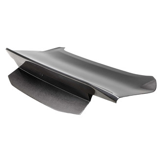 Anderson Composites® - Type-SA Style Gloss Carbon Fiber Double Sided Decklid with Integrated Spoiler