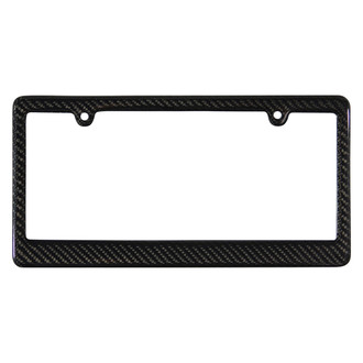 Anderson Composites® - 2 Holes Black License Plate Frame