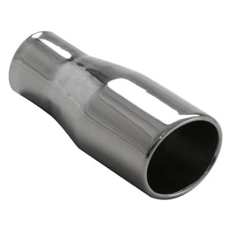 Ansa® - Silverline™ 304 SS Oval Rolled Edge Weld-On Exhaust Tip (2.25" Inlet, 7" Length)