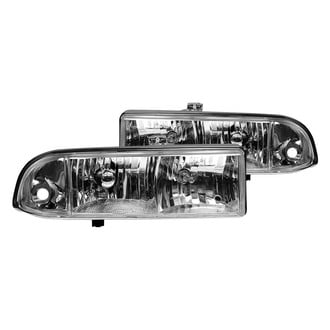 Anzo® - Driver and Passenger Side Chrome Euro Headlights