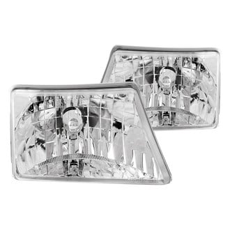 Anzo® - Driver and Passenger Side Chrome Euro Headlights