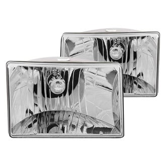 Anzo® - Driver and Passenger Side Chrome Euro Headlights