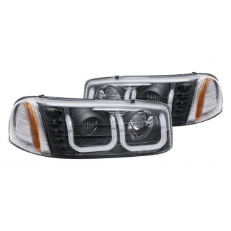 Anzo® - GMC Sierra 2500 with Factory Halogen Headlights 2005 Black