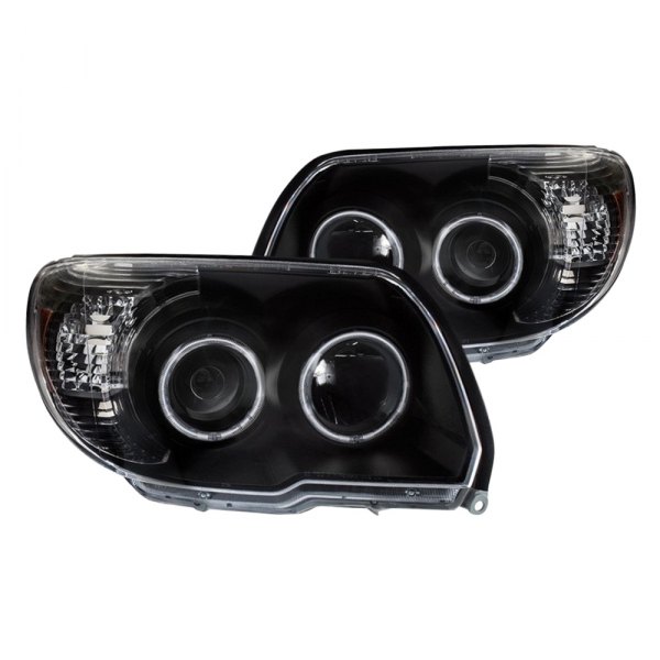 Anzo® - Black CCFL Halo Projector Headlights, Toyota 4Runner