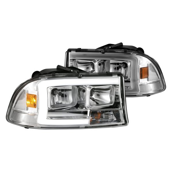 Anzo® - Chrome LED U-Bar™ Headlights