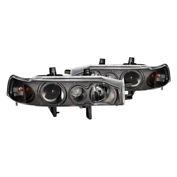 Anzo® - Black Projector Headlights, Honda Accord