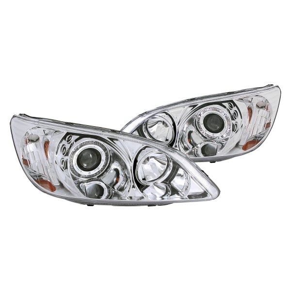 Anzo® - Chrome Halo Projector Headlights