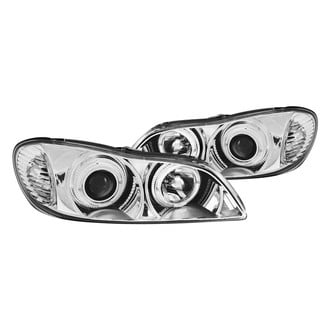 Anzo® - Driver and Passenger Side Chrome LED Halo Projector Headlights