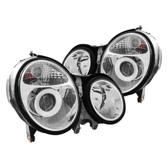 Anzo® - Driver and Passenger Side Chrome Projector Headlights