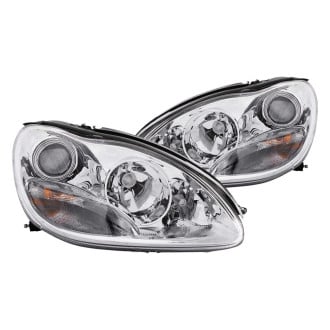 Anzo® - Driver and Passenger Side Chrome Projector Headlights