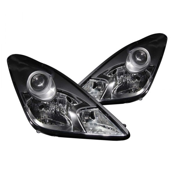 Anzo® - Black Projector Headlights, Toyota Celica