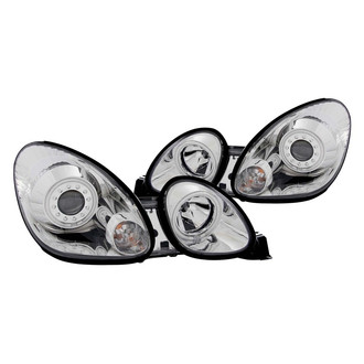 Anzo® - Driver and Passenger Side Chrome CCFL Halo Projector Headlights