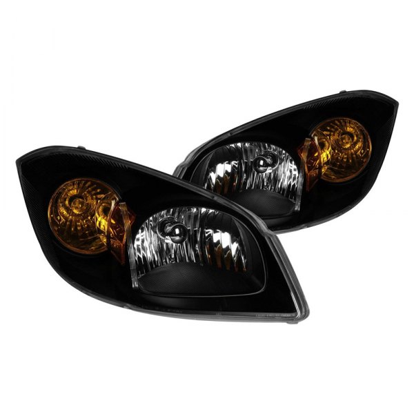 Anzo® - Black Euro Headlights
