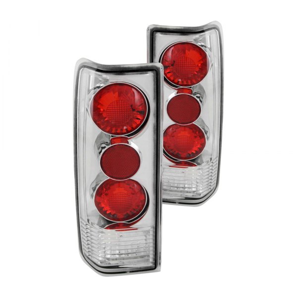 Anzo® - Chrome/Red G2 Euro Tail Lights