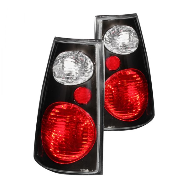 Anzo® - Black/Red Euro Tail Lights, Ford Sport Trac