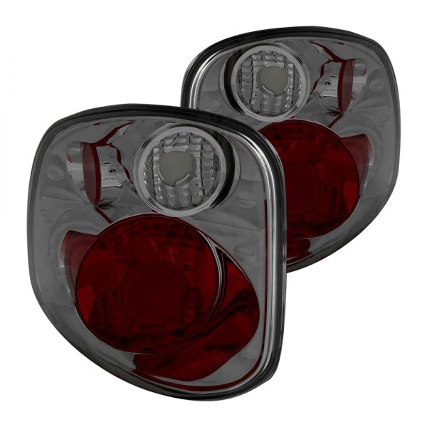 Anzo® - Chrome Red/Smoke G2 Euro Tail Lights, Ford F-150