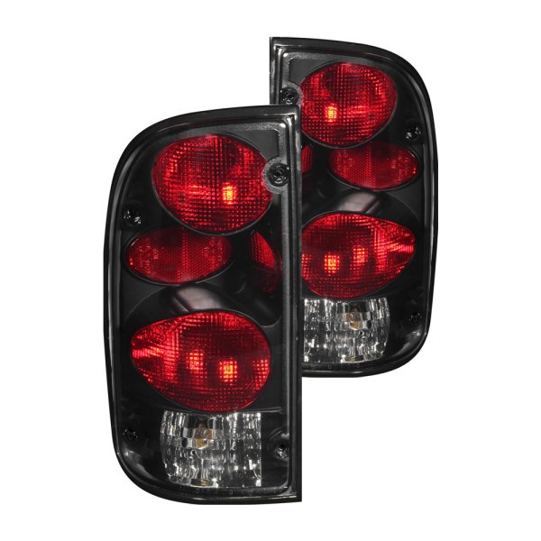 Anzo® - Black Red/Smoke G2 Euro Tail Lights, Toyota Tacoma