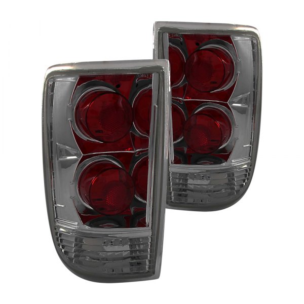 Anzo® - Chrome Red/Smoke Euro Tail Lights