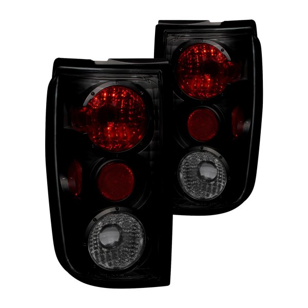 Anzo® - Black Red/Smoke G2 Euro Tail Lights, Ford Expedition